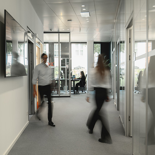 Blick ins Office der Systrade GmbH